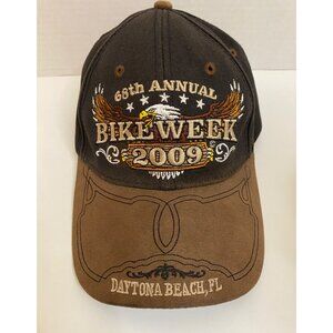 2009 Bike‎ Week Adjustable Hat Cap 68th Annual Daytona Beach Motorcycle Meet USA